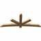 Ekena Millwork Alberta Smooth Timber Gable Bracket, Western Red Cedar, 96"W x 40"H x 3 1/2"D x 5 1/2"F, 10/12 Pitch GBW096X40X0406ALB00SWR - alternate 5